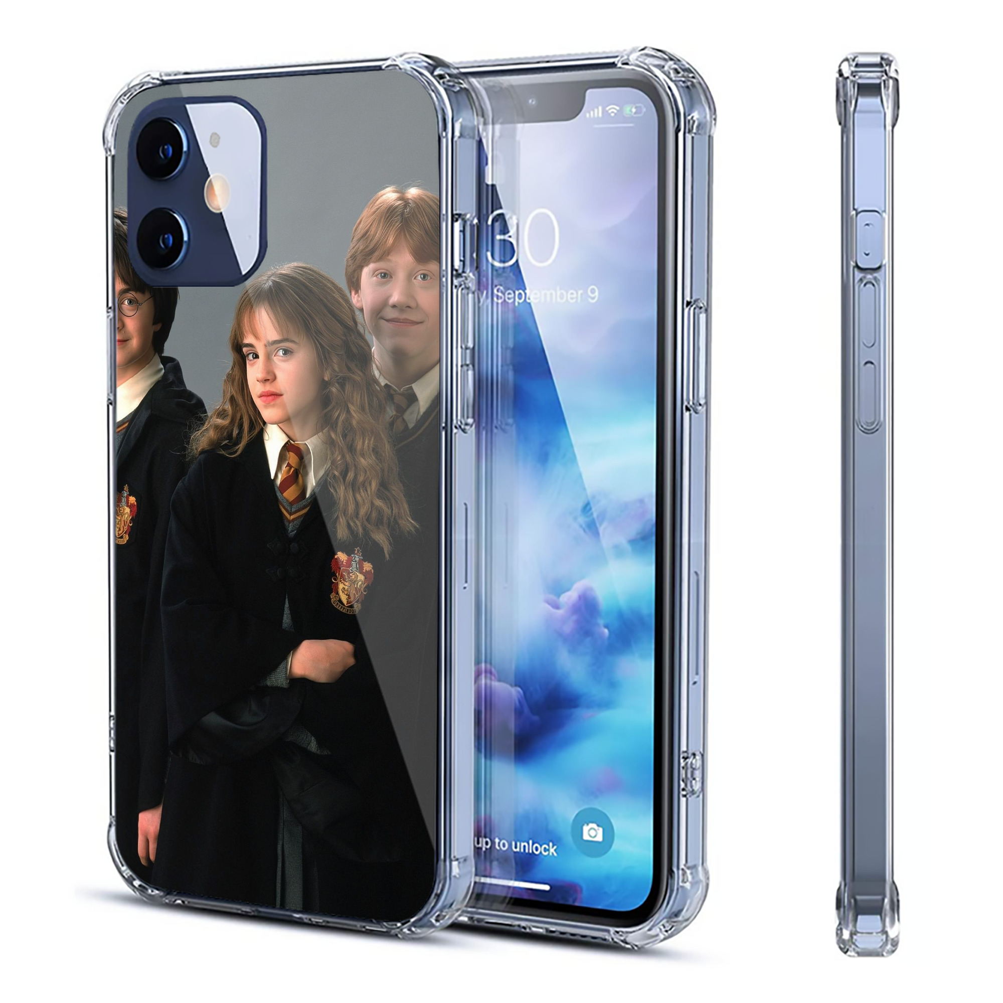 （画像用） Harry Potter ハリー・ポッターシリーズ 【iPhone 12シリーズ対応】透明スマホケース（クリアソフトケース）